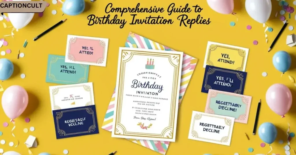 Comprehensive Guide to Birthday Invitation Replies