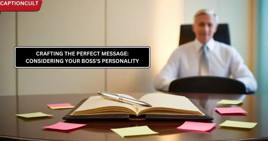 Crafting the Perfect Message: Considering Your Boss's Personality