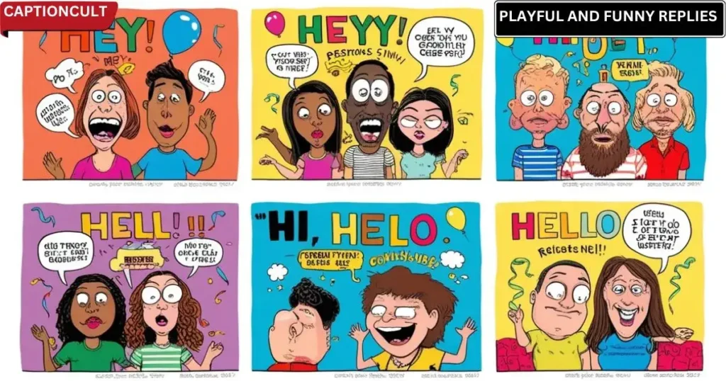 Playful and Funny Replies To Hey Hi Hello