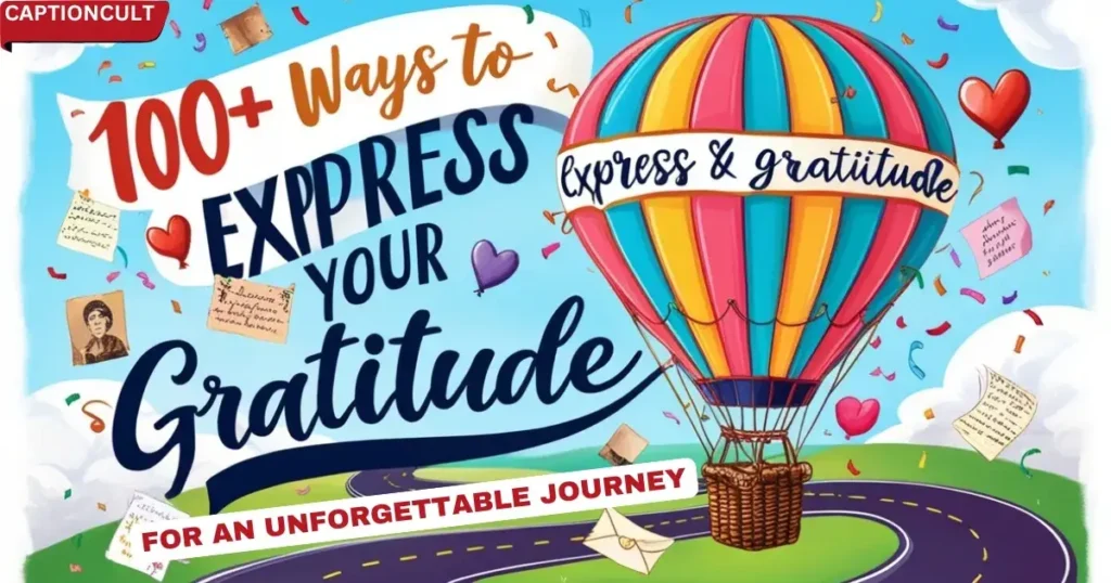 100+ Ways to Express Your Gratitude for an Unforgettable Journey