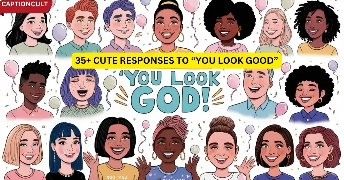 35+ Cute Responses to “You Look Good”