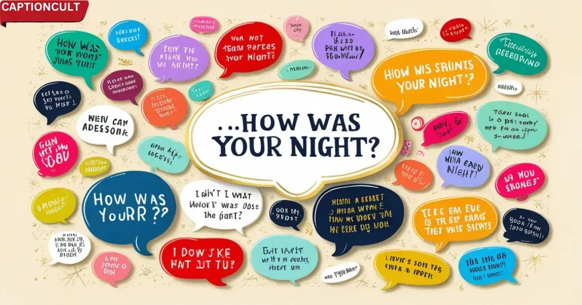 50 Excellent Replies to ‘How Was Your Night?’