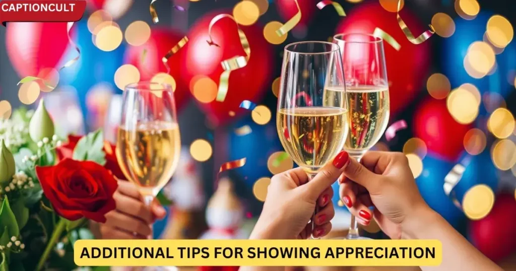 Additional Tips for Showing Appreciation