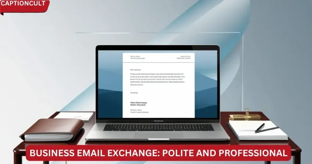 Business Email Exchange: Polite and Professional