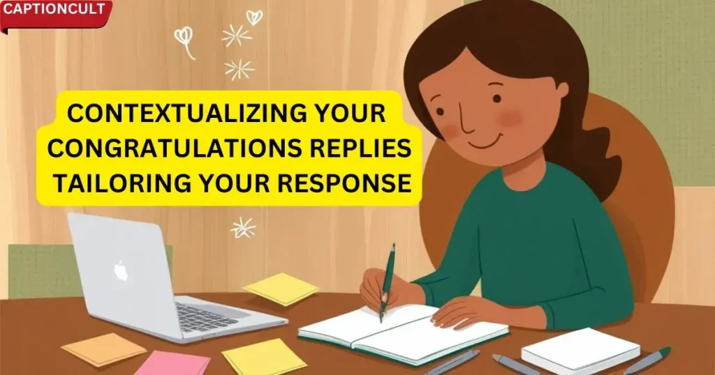 Contextualizing Your Congratulations Replies: Tailoring Your Response