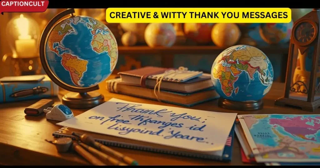 Creative & Witty Thank You Messages