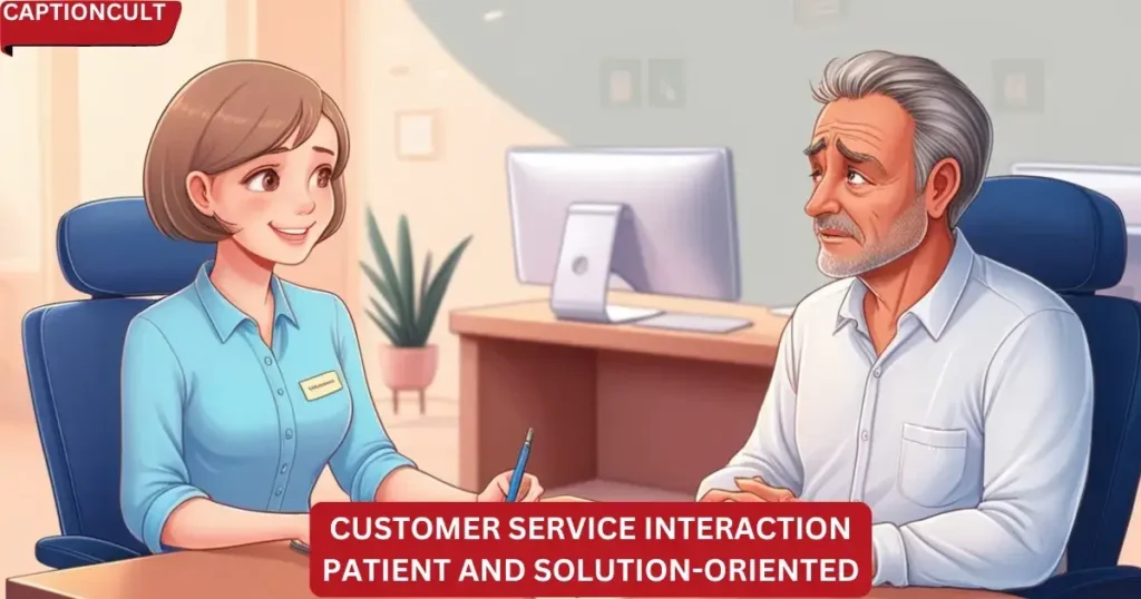 Customer Service Interaction: Patient and Solution-Oriented