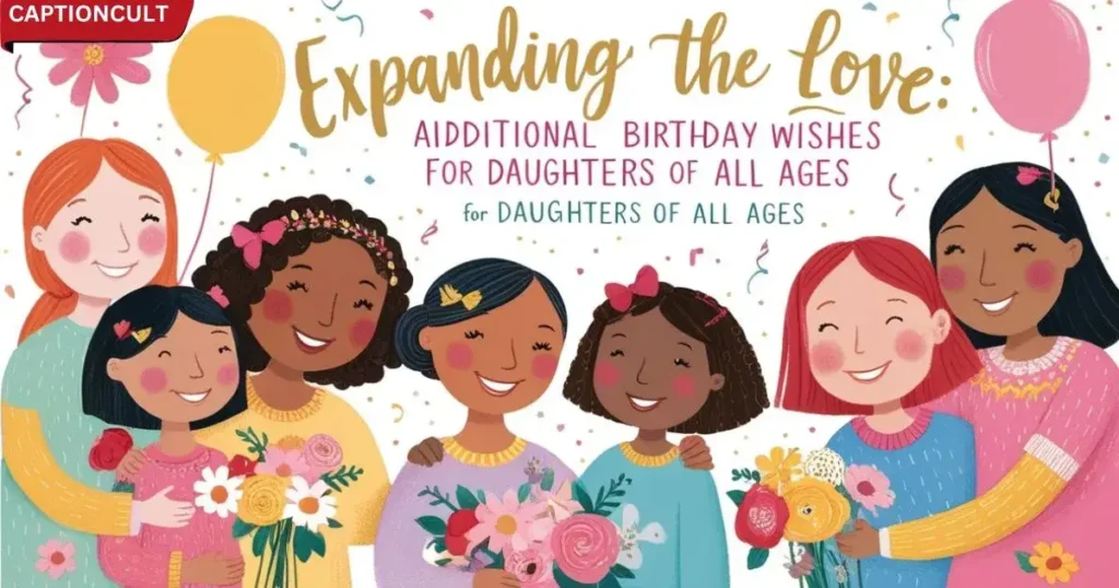 Expanding the Love: Additional Birthday Wishes for Daughters of All Ages