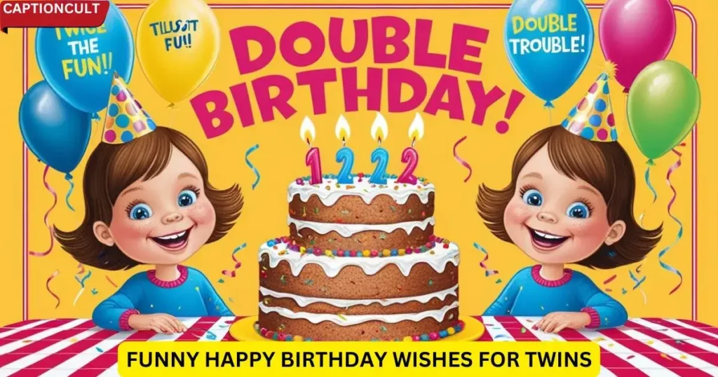 Funny Happy Birthday Wishes for Twins