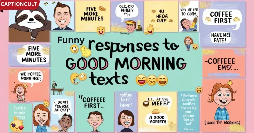 Funny Replies to Good Morning Texts