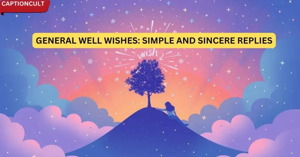 General Well Wishes: Simple and Sincere Replies