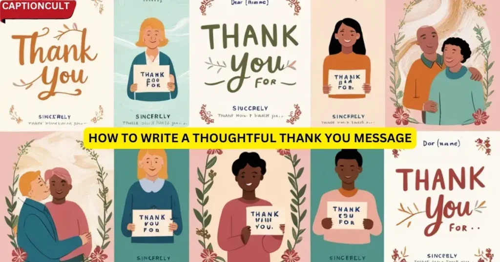 How to Write a Thoughtful Thank You Message