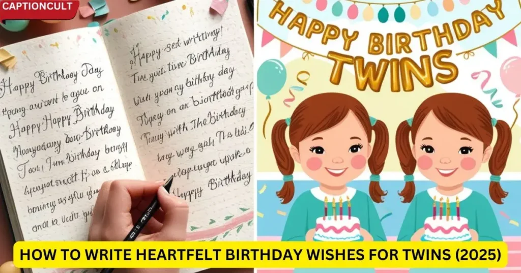 How to Write Heartfelt Birthday Wishes for Twins (2025)