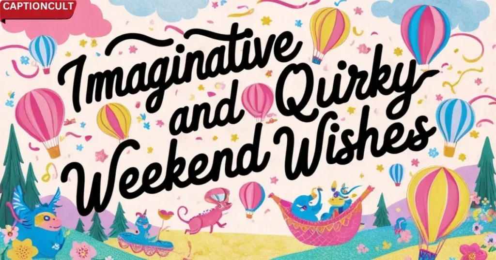 Imaginative and Quirky Weekend Wishes