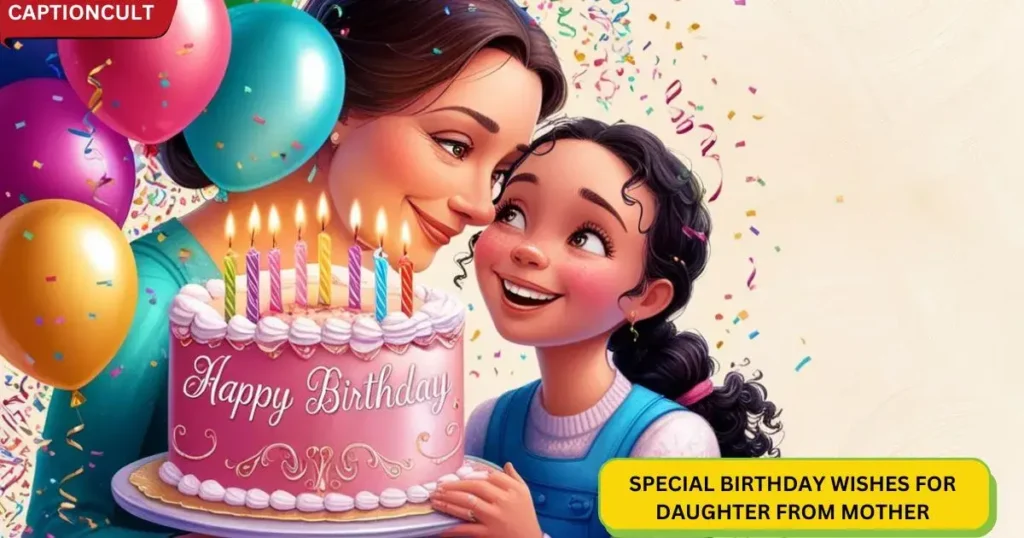 Special Birthday Wishes for Daughter from Mother