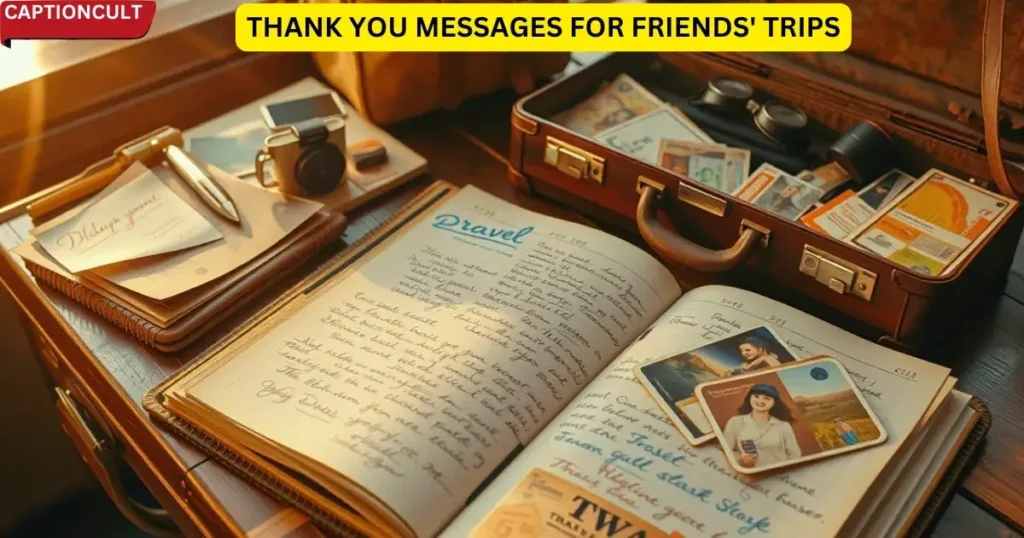 Thank You Messages for Friends' Trips