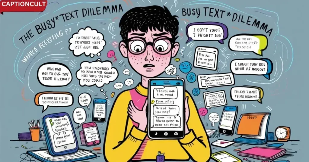 Understanding the Busy Text Dilemma