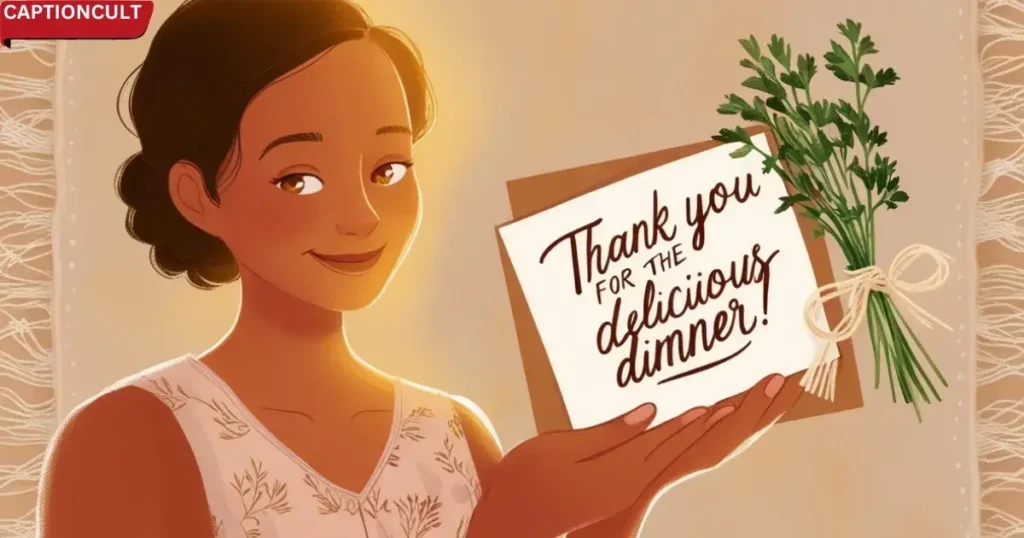 Ways to Say "Thank You for the Delicious Dinner"