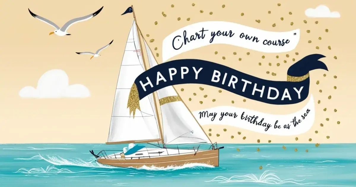 55+ Inspirational and Heartfelt Birthday Wishes for Sailors