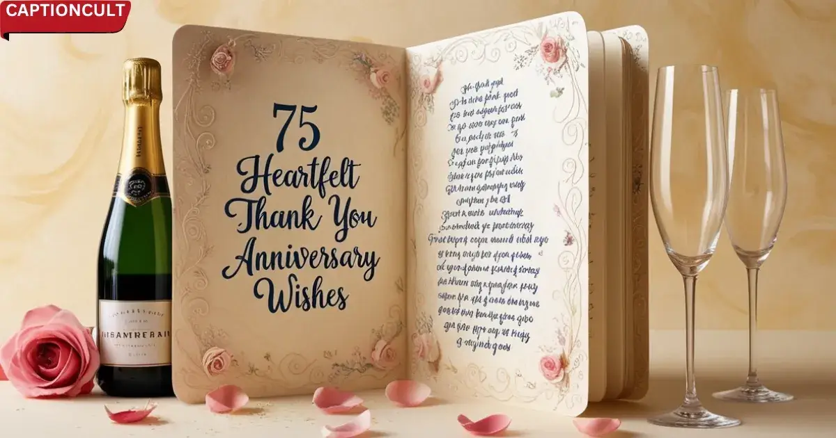 75 Heartfelt Thank You Anniversary Wishes