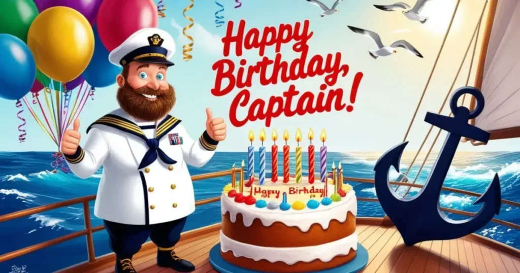 Funny Birthday Wishes for Sailors