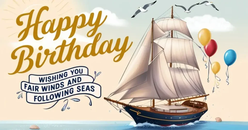 General Birthday Wishes for Sailors