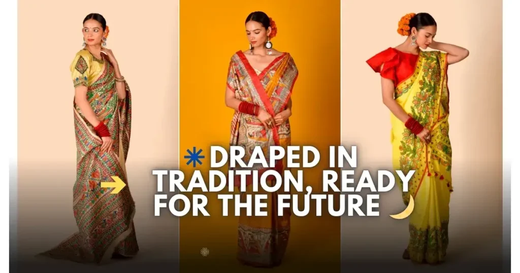 Simple Saree Captions for Instagram Pinterest in English